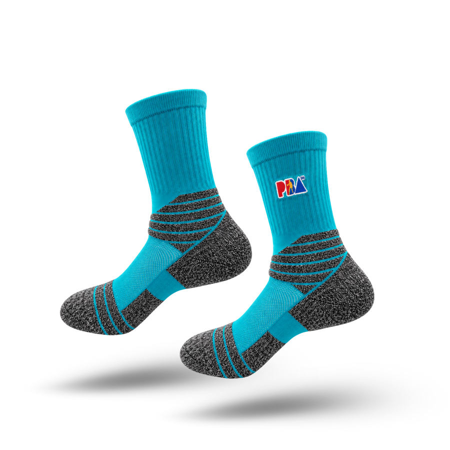 PBA Elite Turquoise Athletic Crew Socks (MENS)